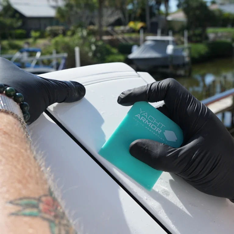 Yacht Armor PPF paint protection film installation