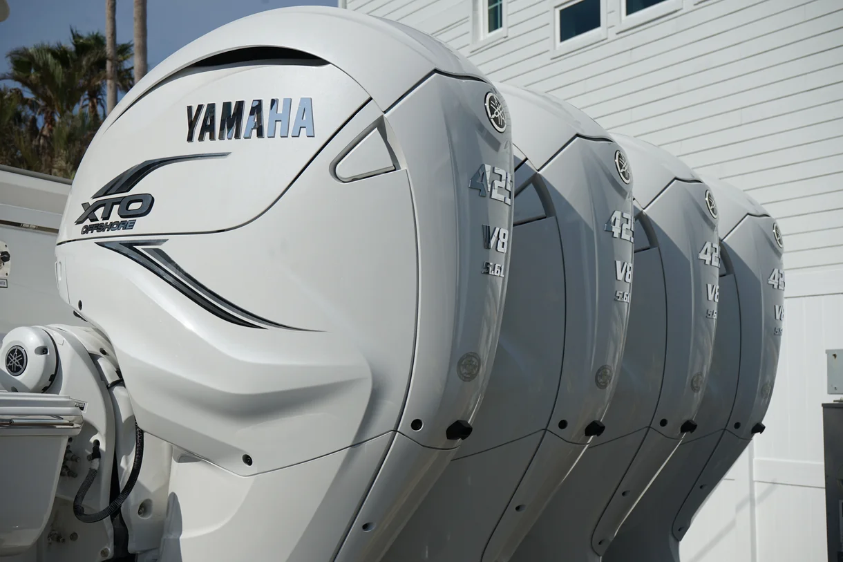 Yamaha outboard engines and raw water intakes inspected